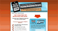 Desktop Screenshot of flippingrealestate101.com